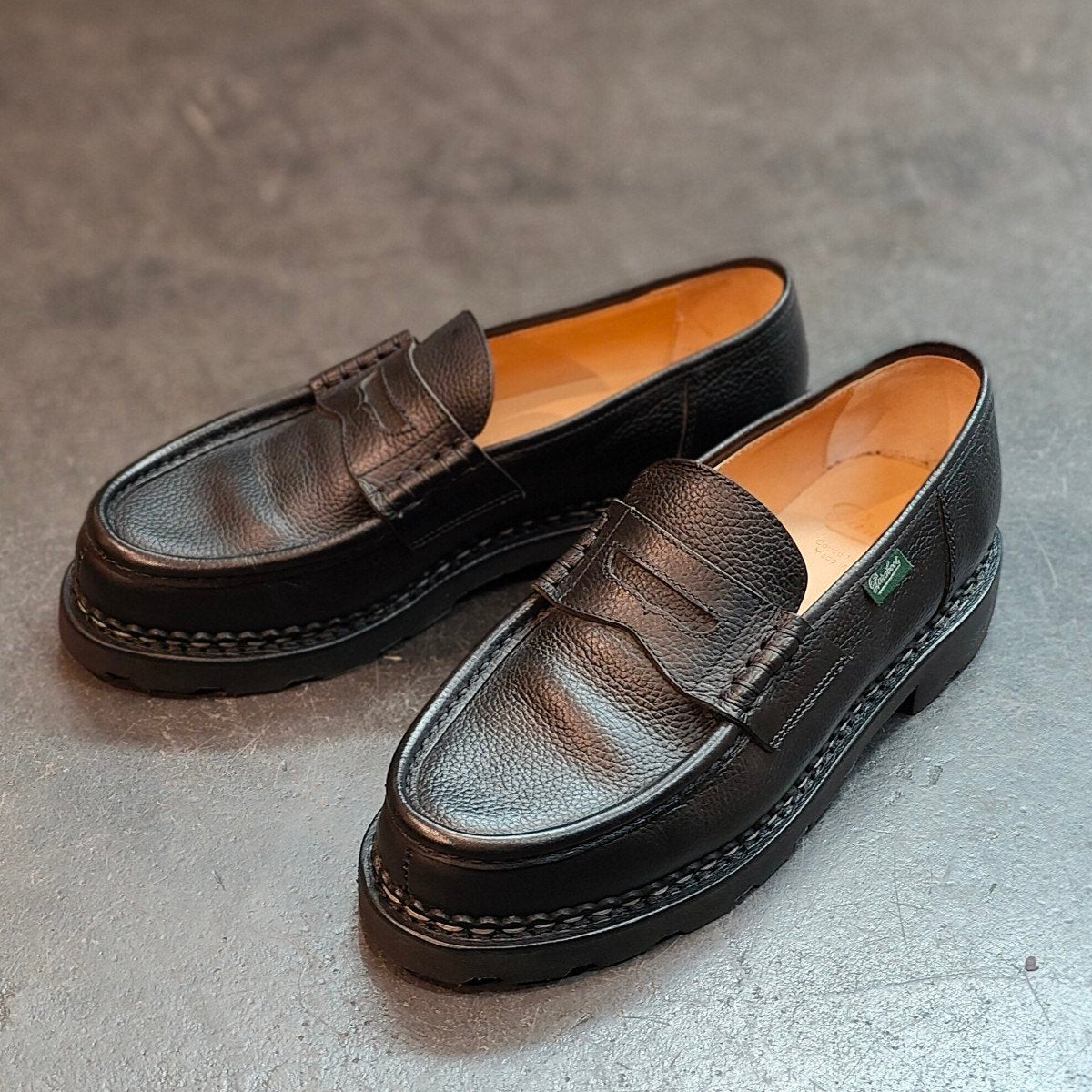 試着程度 【Paraboot】パラブーツ ランス コインローファー グレイン