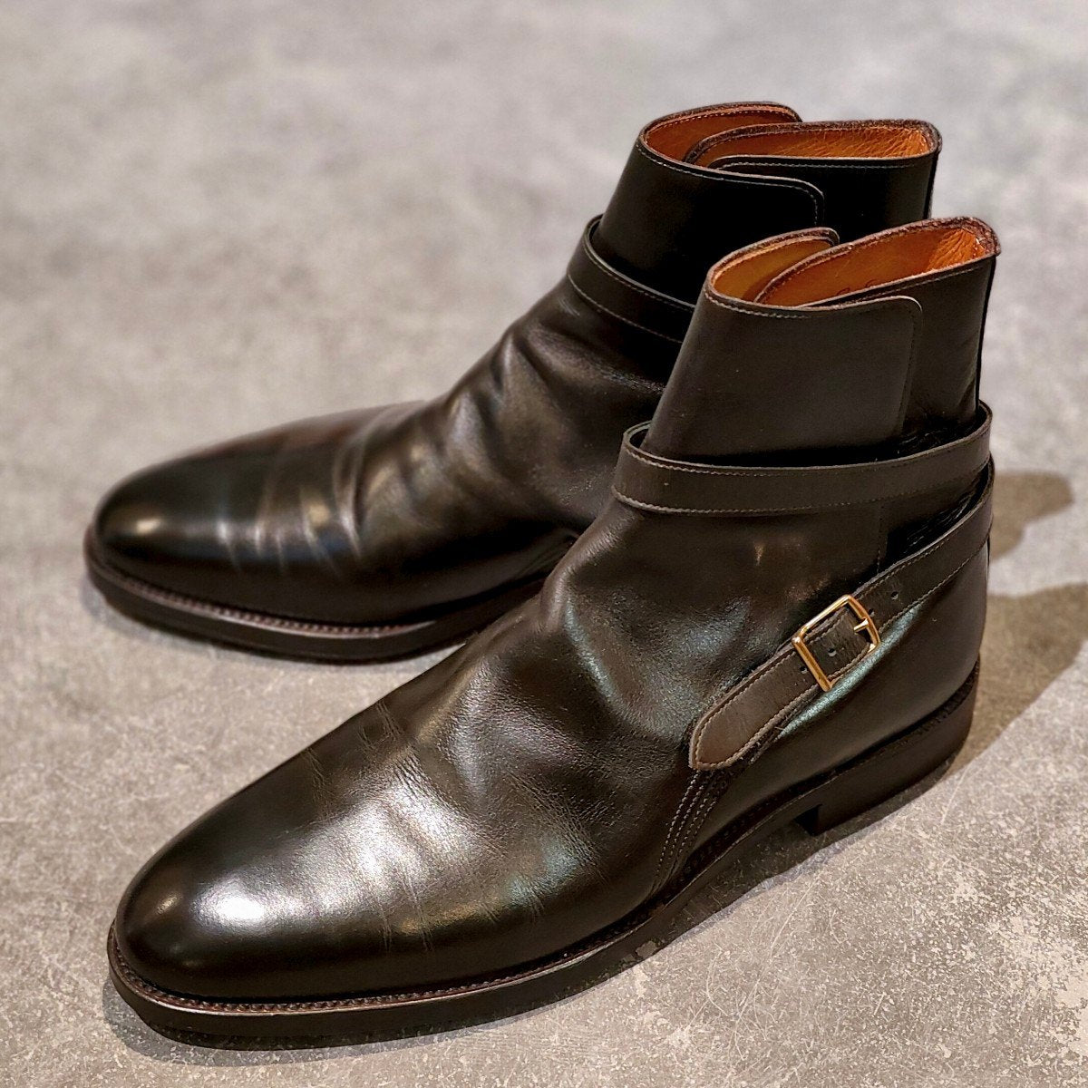 希少 美品【JOHNLOBB】ジョンロブ JODHPUR ジョッパーブーツ カーフ