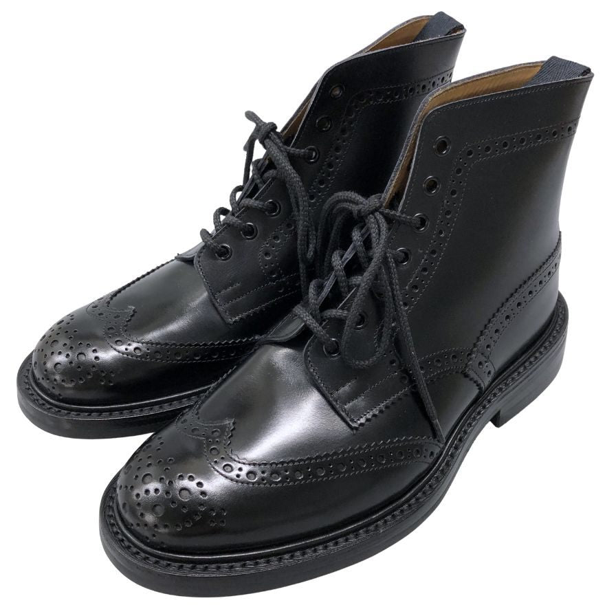 Tricker's】トリッカーズ ブーツ ブラック（黒） サイズ 8 ラスト
