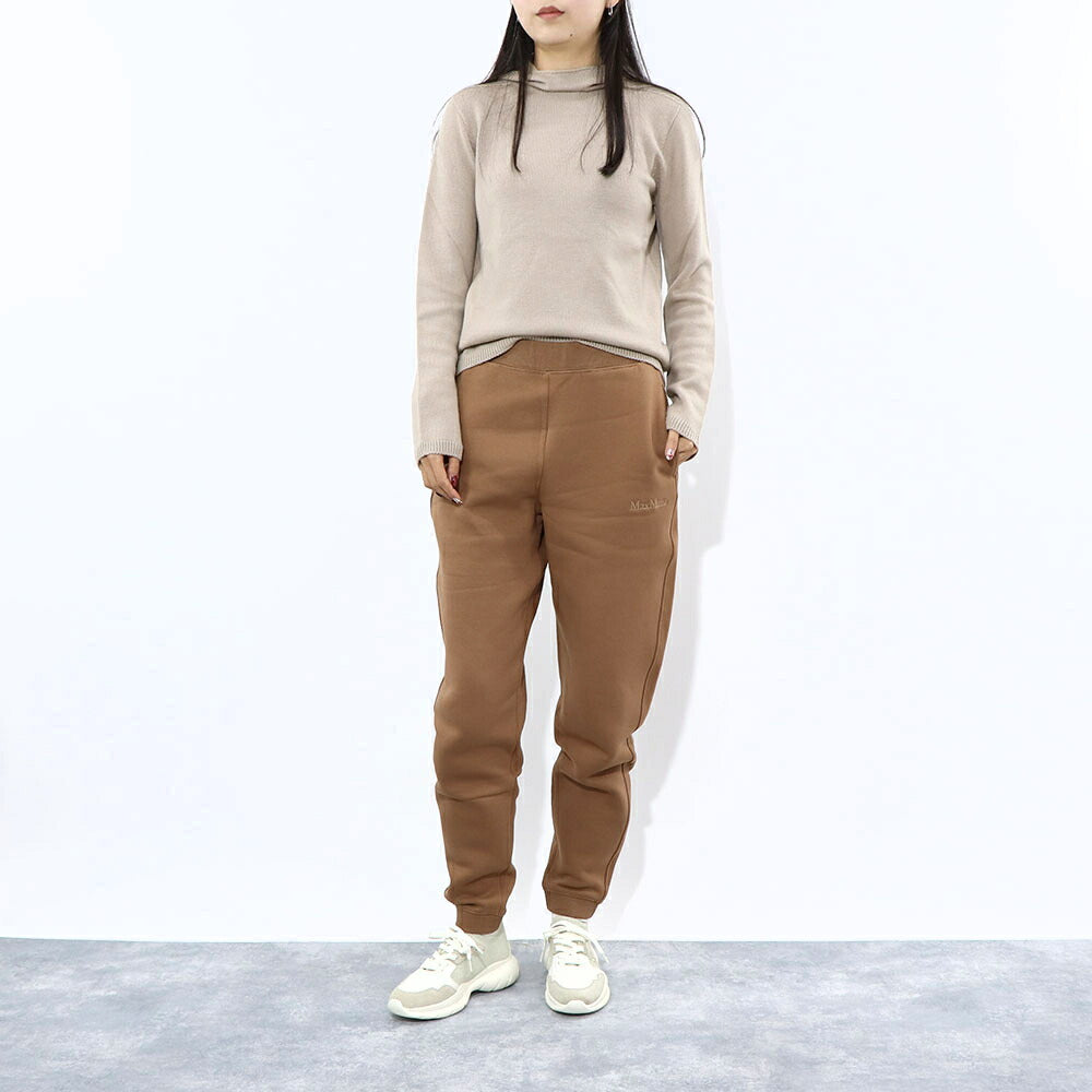 Max Mara ロングパンツ キャメル スウェットパンツ リラックスパンツ