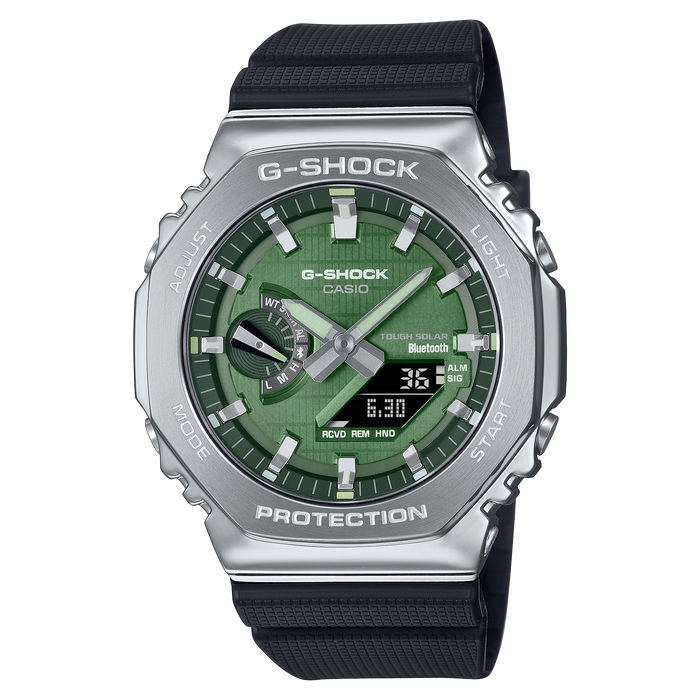 G-SHOCK GBM-2100A-1A3 METAL MEN'S WATCH GREEN DIAL GBM2100A-1A3