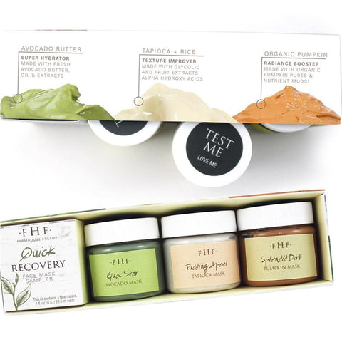 Quick Recovery Face Mask Sampler | leh soap company