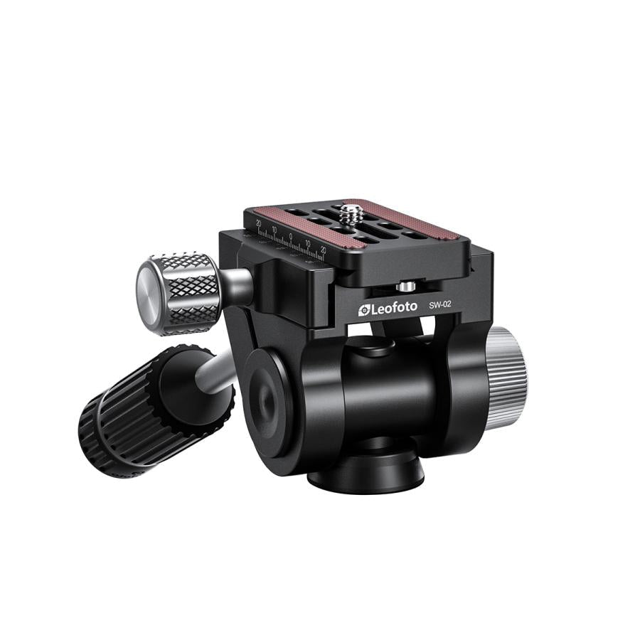 Leofoto SW-02 Mini Fluid Head for Binoculars and Camera, Arca Swiss