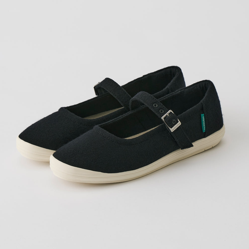 LeMouton ルムトン】履き心地のよいメリノウールフラットシューズ