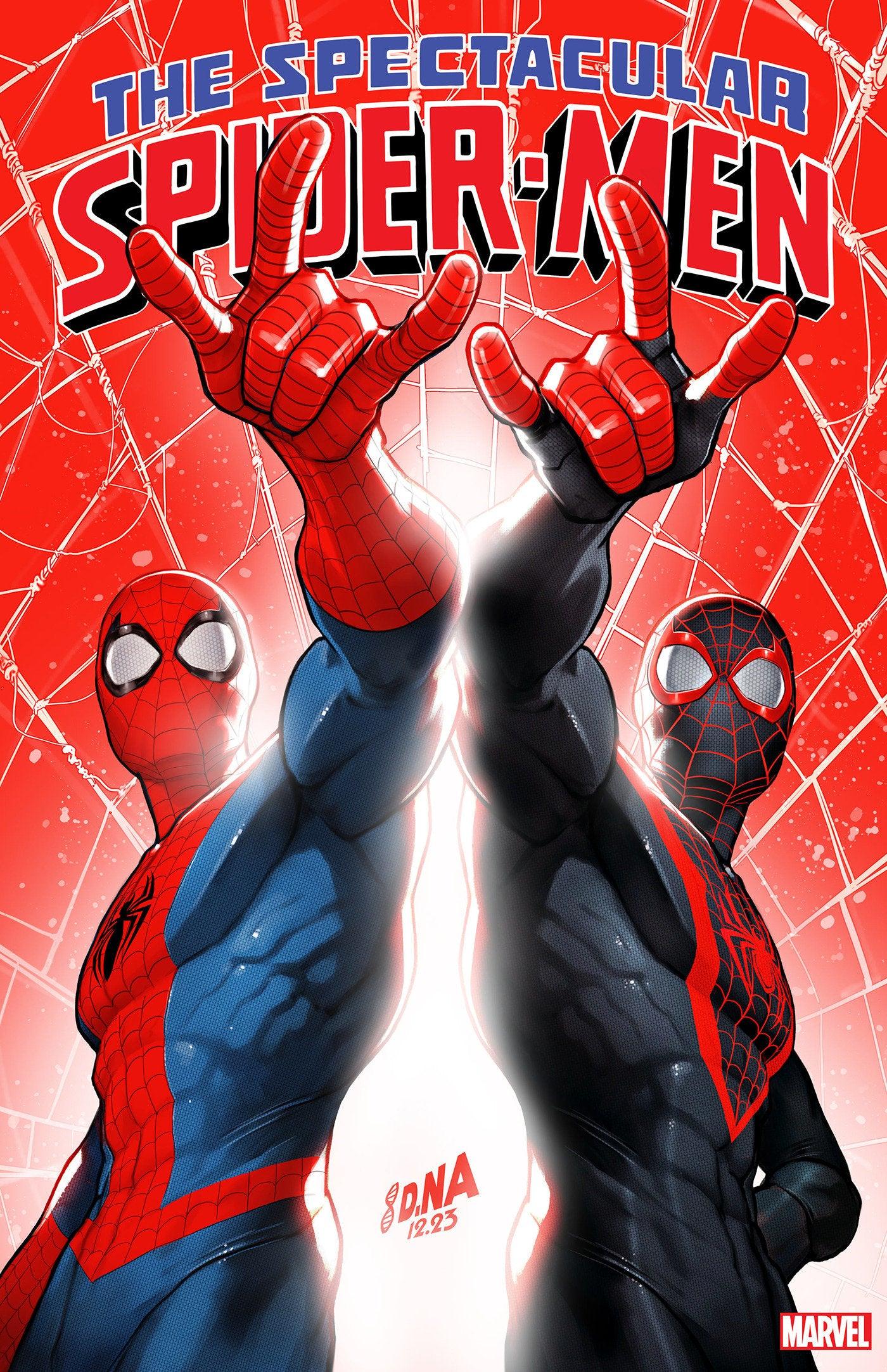 THE SPECTACULAR SPIDER-MEN 1 DAVID NAKAYAMA VARIANT 1:25 (3/6/2024)