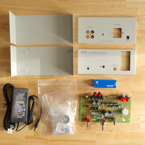 ラックスマン製 真空管ハイブリッドプリメインアンプ・キット「LXV-OT7