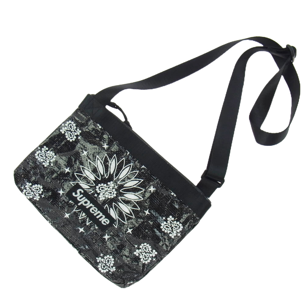 Supreme シュプリーム Bandana Tarp Side Bag バンダナ柄 ショルダー