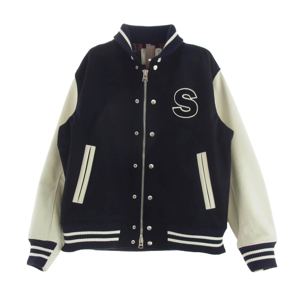 Sacai サカイ 23AW 23-03130M INTERSTELLAR Blouson Sロゴ メルトン