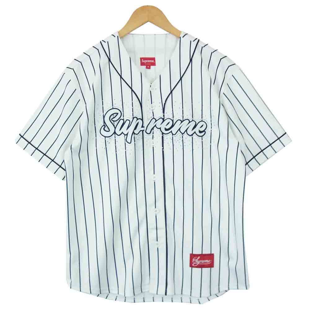Supreme シュプリーム 20SS Rhinestone Baseball Jersey