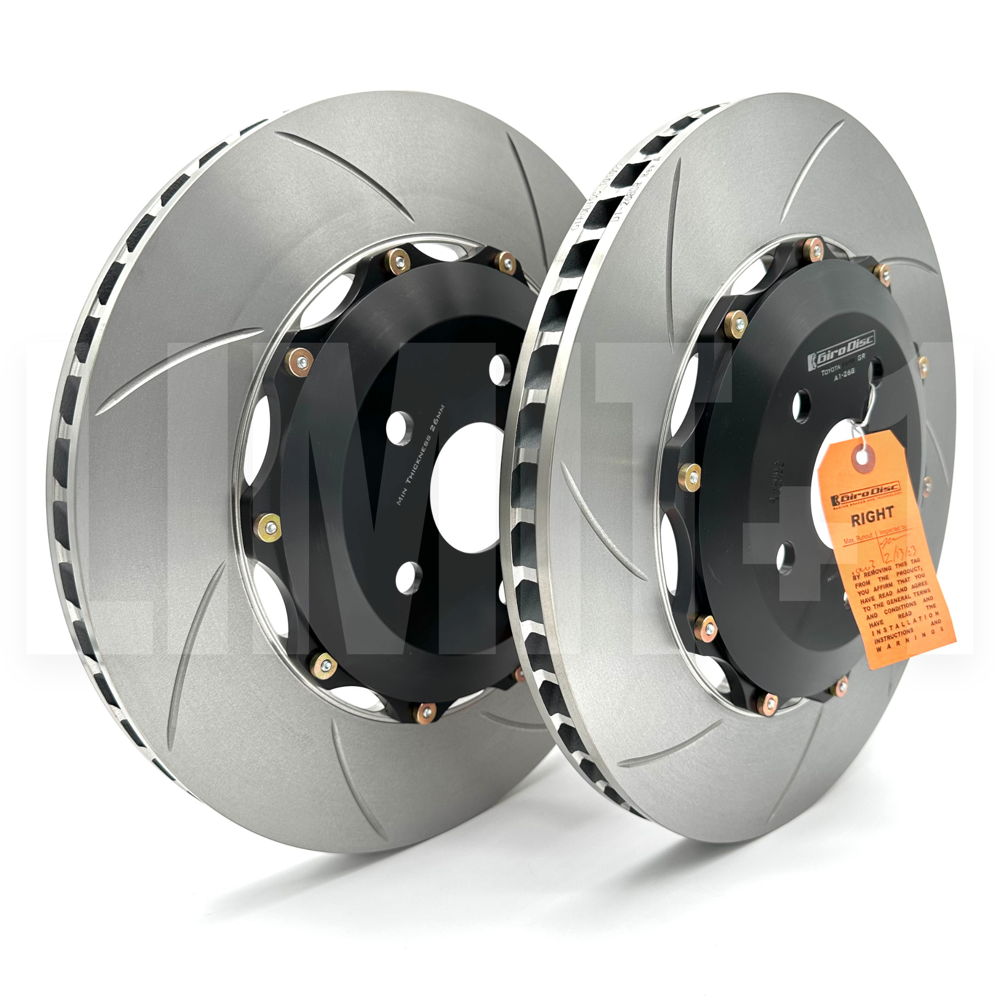 GiroDisc GR Corolla Rotors (Pre-Assembled) - Front – LIMIT+1