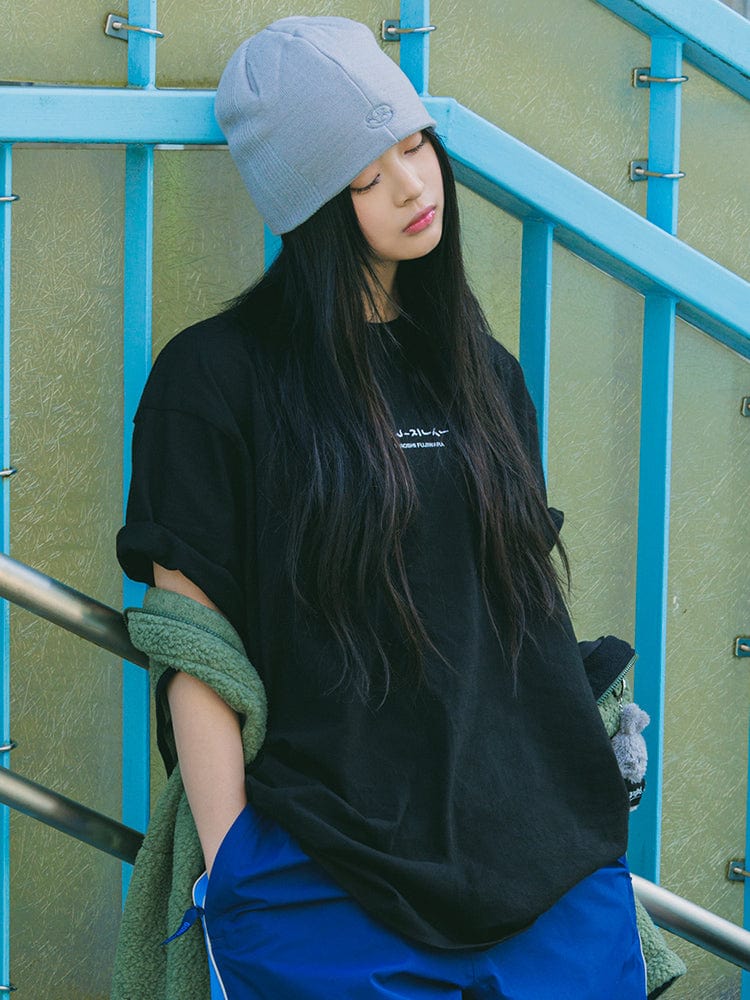 NewJeans x Hiroshi Fujiwara COLLER T-SHIRTS VER.1 (BLACK) – LINE