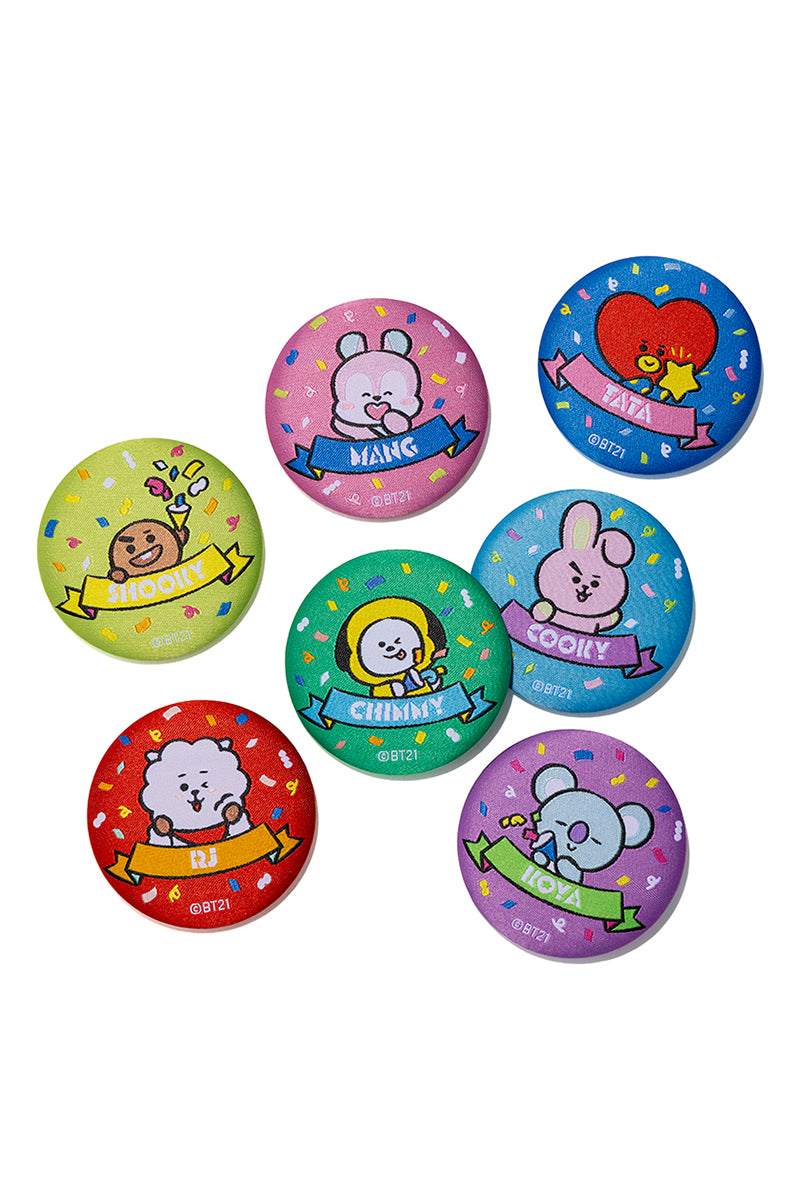 ランダム刺繍バッジ コンフェッティ BT21 – LINE FRIENDS SQUARE JAPAN