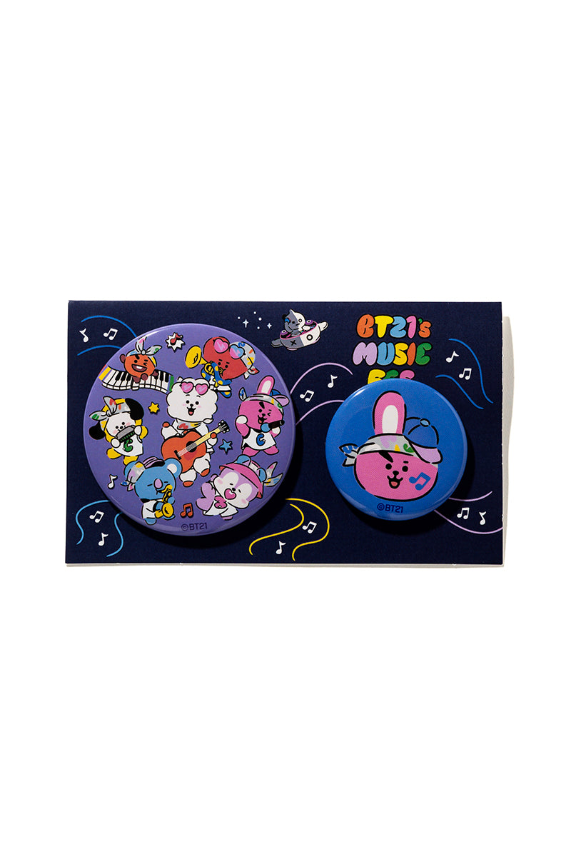 缶バッジセット(MUSIC FESTIVAL) COOKY – LINE FRIENDS SQUARE JAPAN