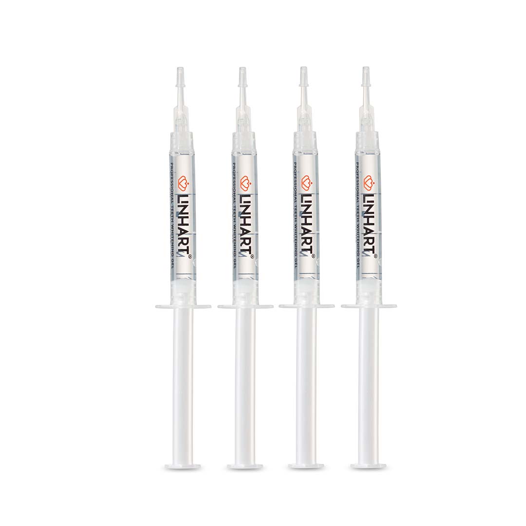 4 Pack: Professional Whitening Gel Syringe Refills - WILL SHIP