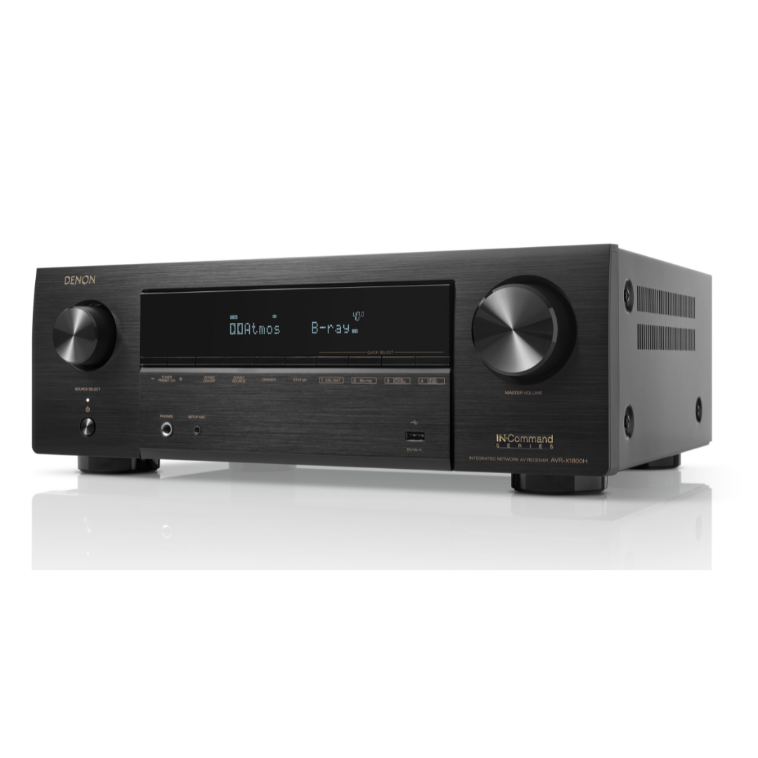 Denon AVR-X1800H 7.2 Ch 8K AV Receiver | ListenUp