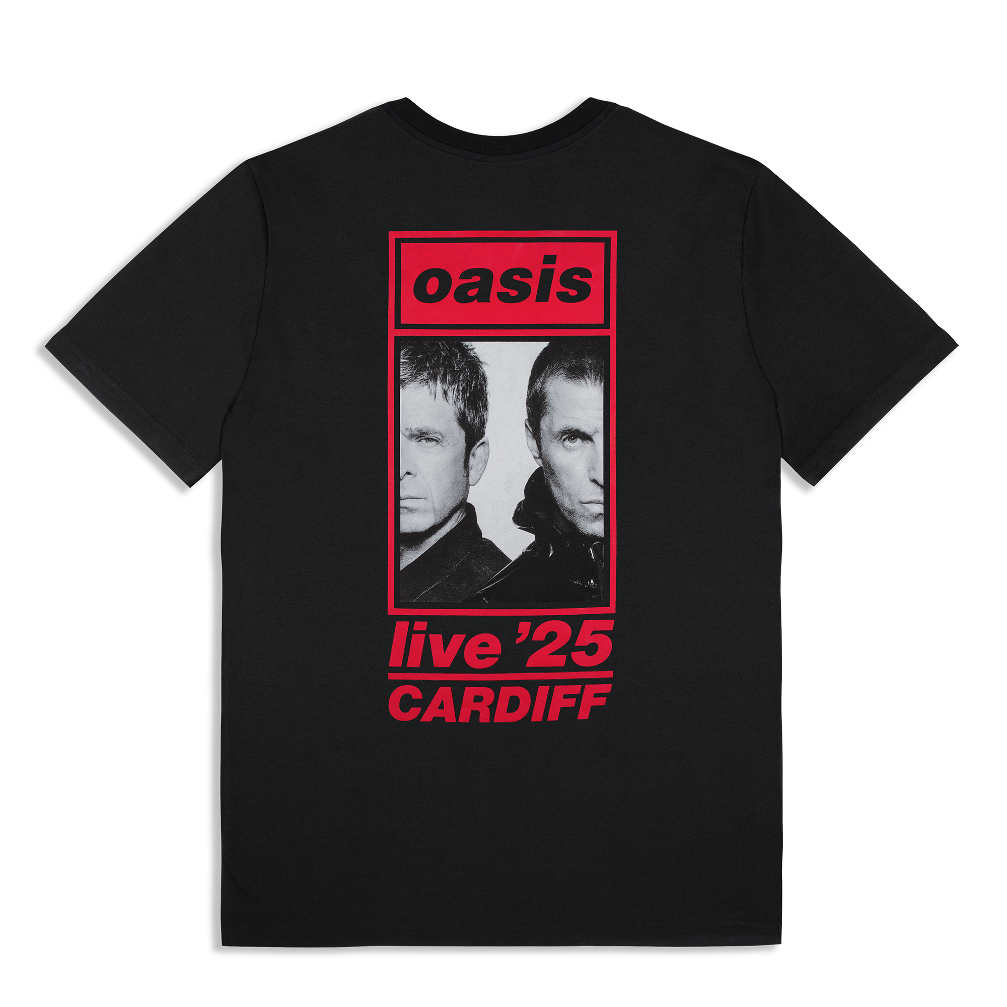 Live '25 Cardiff Event T-Shirt Black – Oasis Live '25