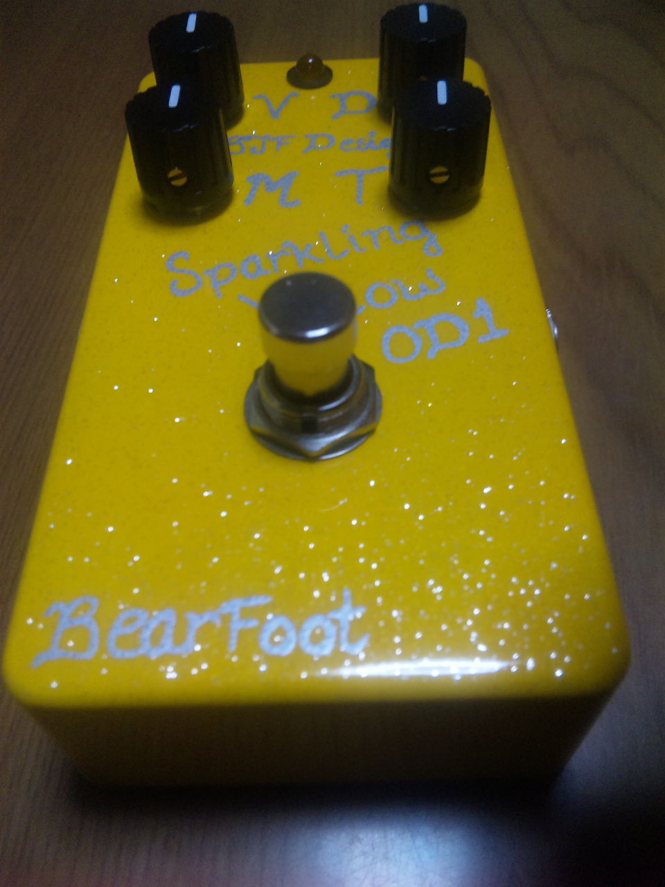 BearFoot Sparkling Yellow OD1 ギターエフェクター BearFoot