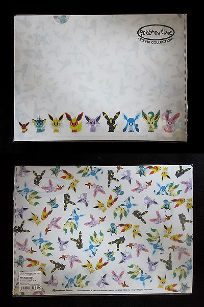 pokemon time イーブイコレクション、クリアファイル2種をご紹介