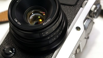 中華レンズはじめました！続報 FUJI Xマウント用 25mm f1.8 マニュア