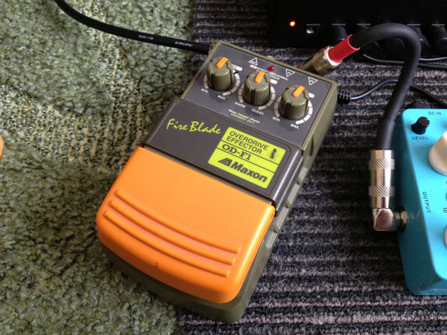 ☆ペダル検証 第53弾 Maxon Fire Blade OD-F1編 : ジナパパ一家の何