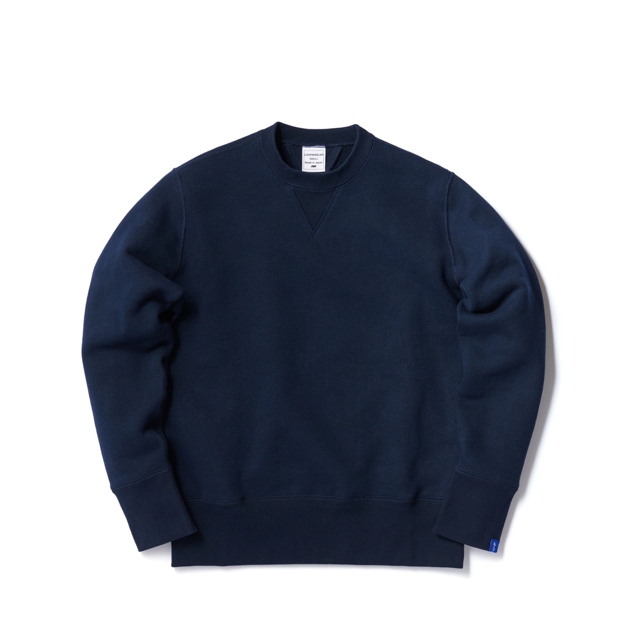 Loopwheeler LW01 丸胴吊り編みクルースウェット マリン（ネイビー
