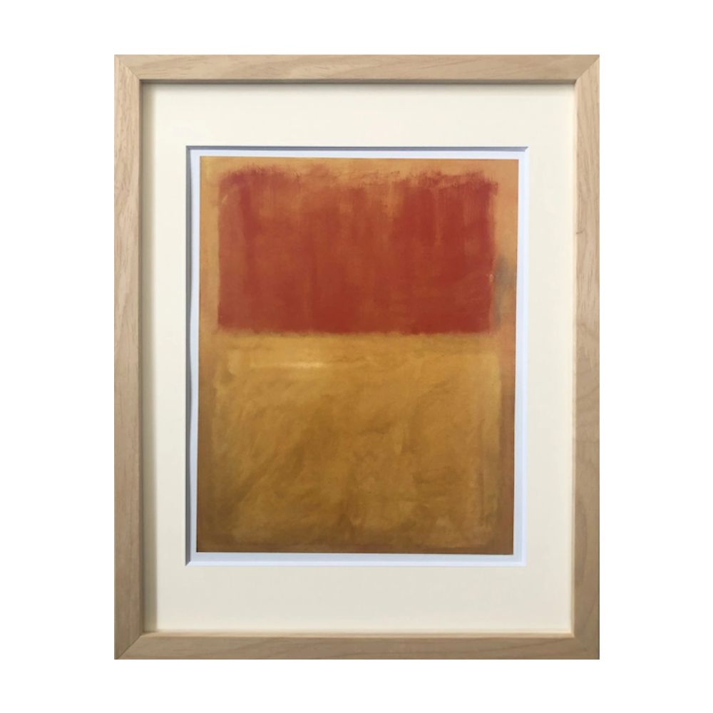 インテリア・雑貨 マーク・ロスコ「Orange and Tan,1954」額付きポスター