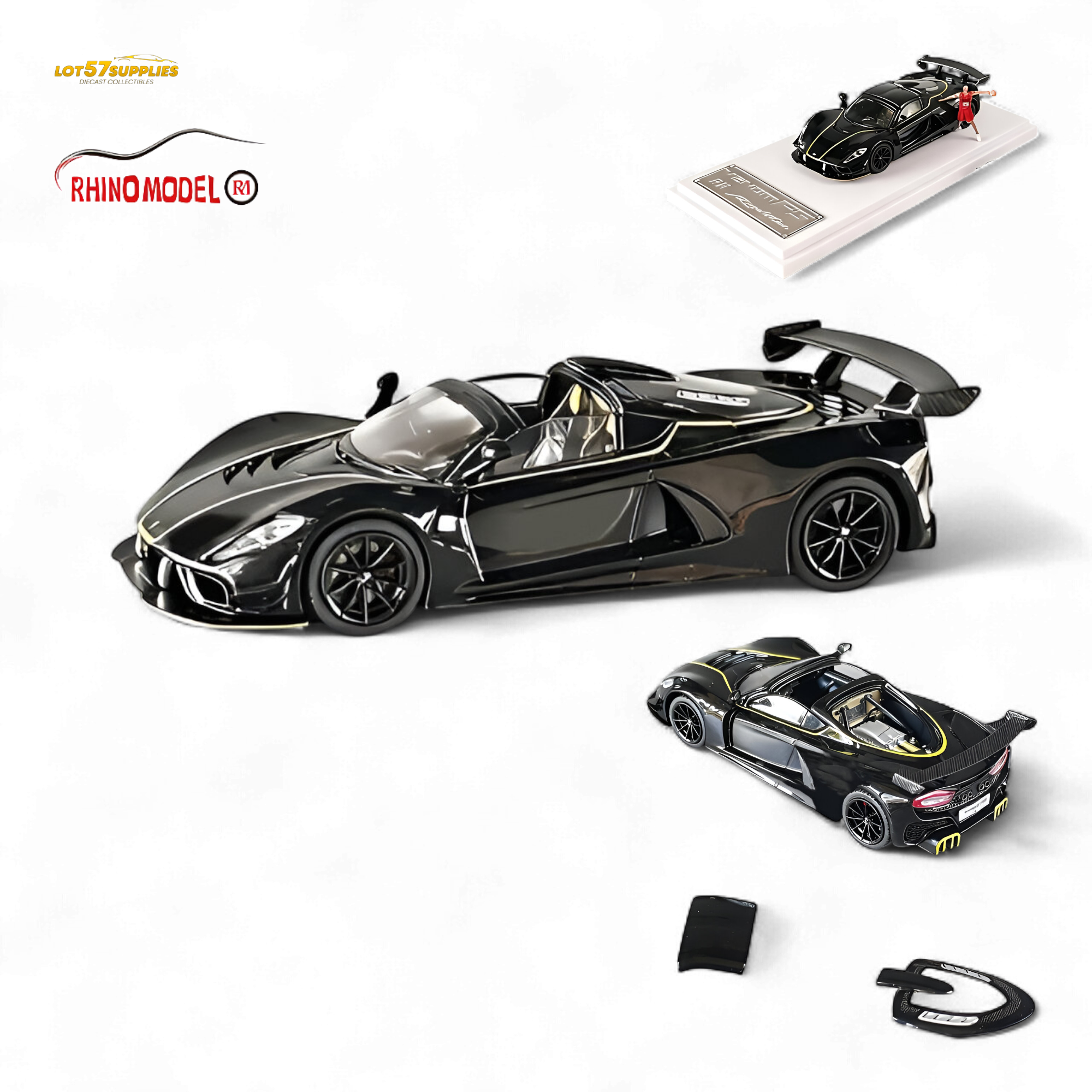 Rhino Model RM Hennessey Venom F5 1:64 Diecast | LOT57 Supplies