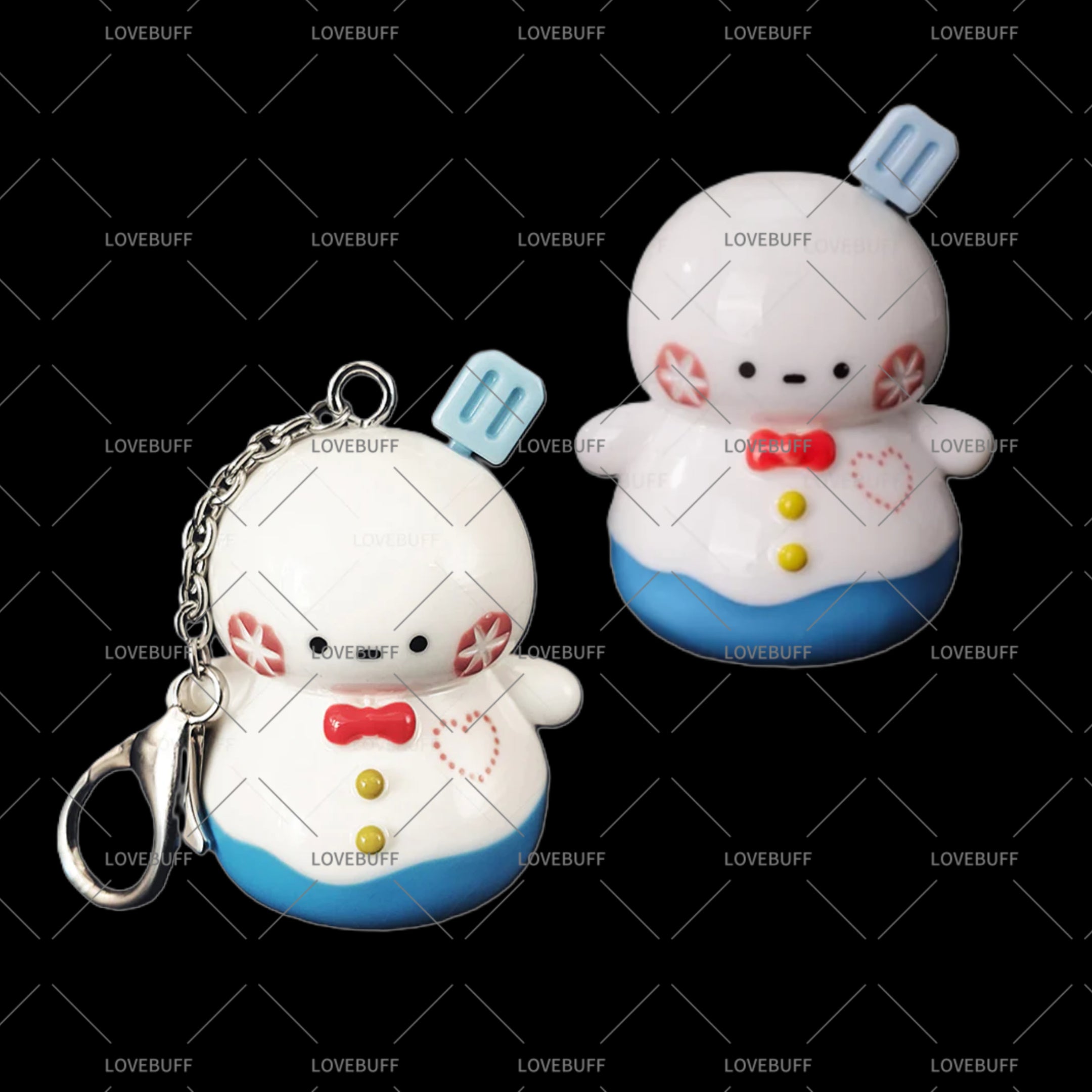 LOVEBUFF Love and Deepspace Zayne Happy Snowman Keychain Pendant