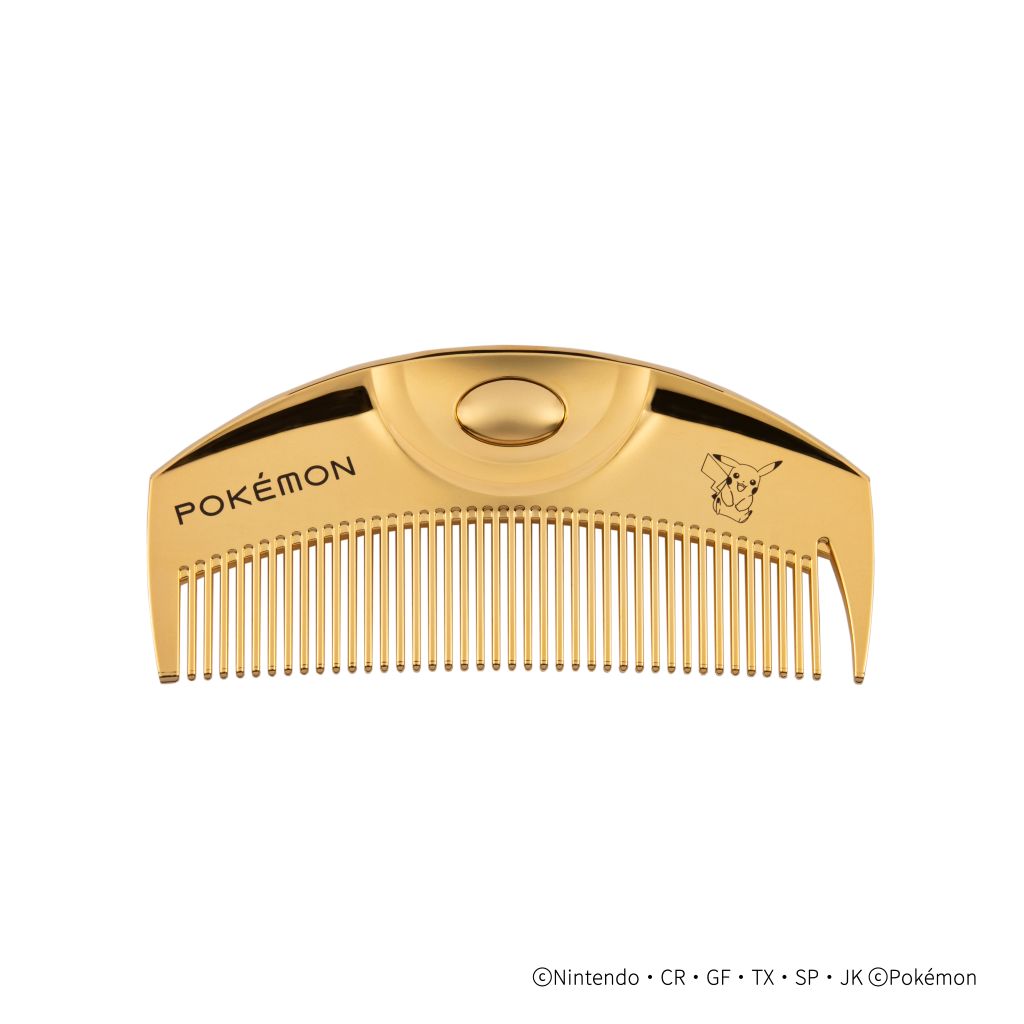 LOVECHROME ポケモン ヘアブラシ　ラブクロム　ピカチュウ ラブクロム ポケモン モデル K24GPツキ ゴールド <ピカチュウ>