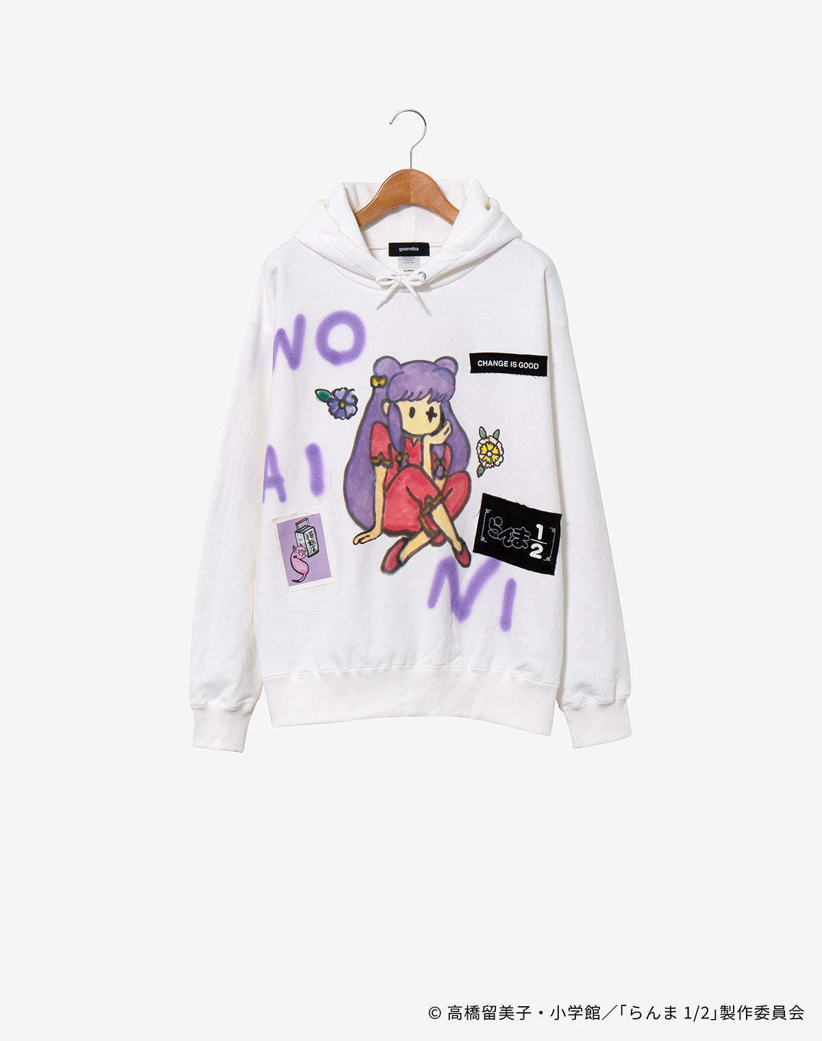 guernika×らんま1/2】らんま1/2 Paint Hoodie / シャンプー – guernika