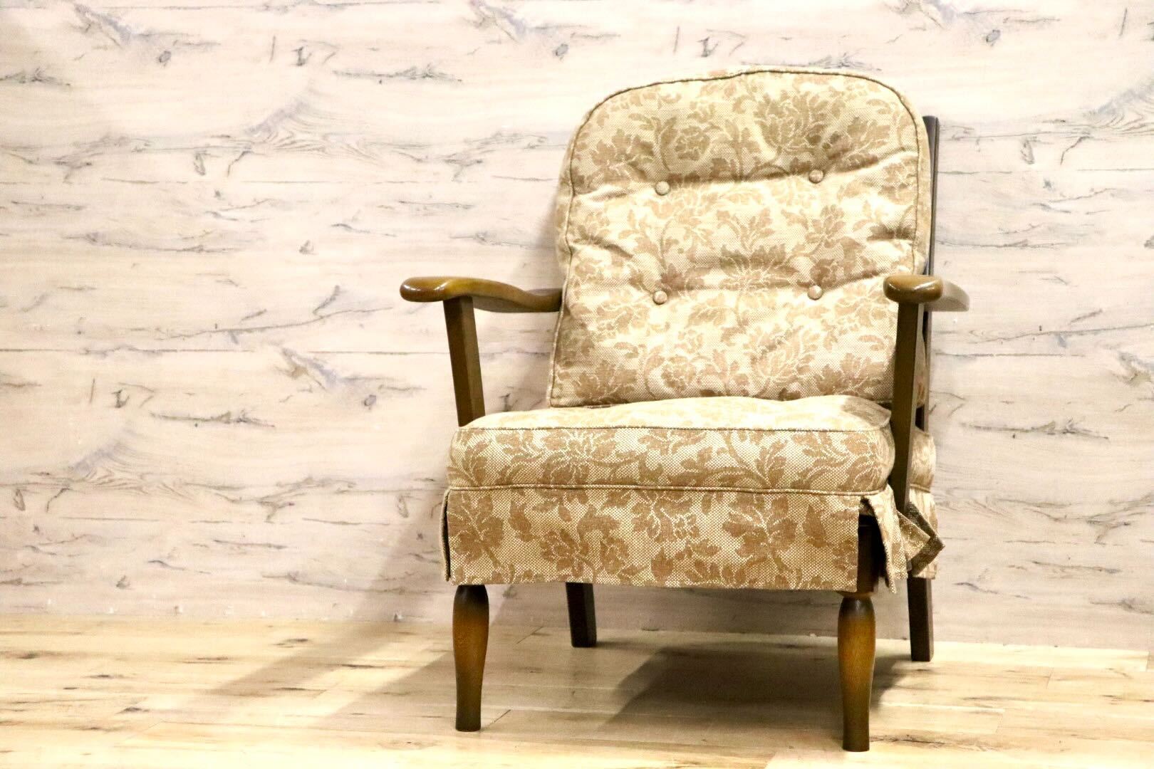 GMHS257B○飛騨産業 / HIDA キツツキ 穂高 アームチェア 1人掛けソファ