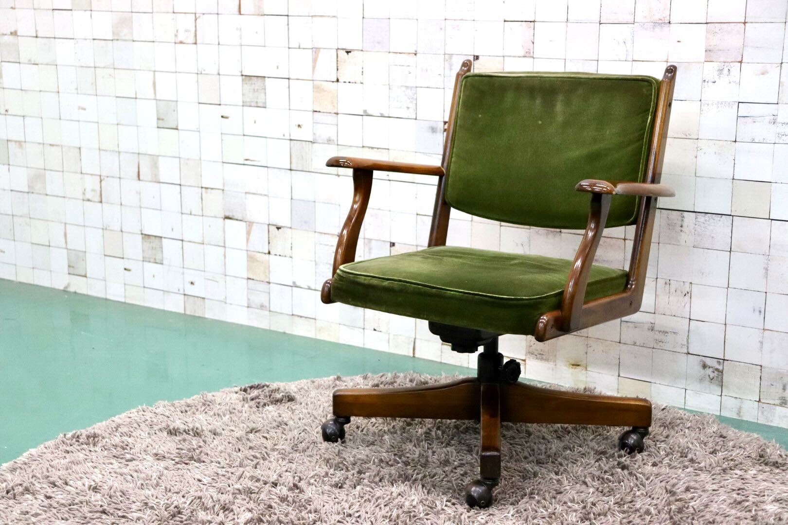 カリモク カリモク60ヴィンテージ・デスクチェア役員用チェア回転椅子