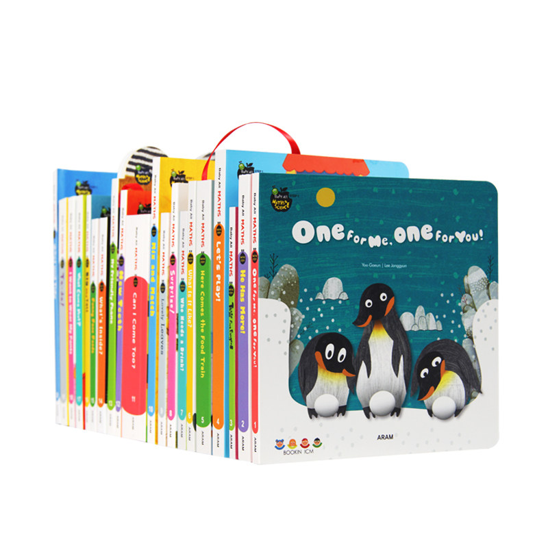 Baby All Math & Science English Picture Book Set - 40 Volumes