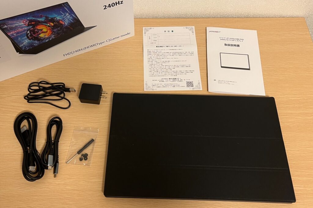 JAPANNEXT JN-MD-173GT240FHDRレビュー！ゲーム・作業用の使用感を解説