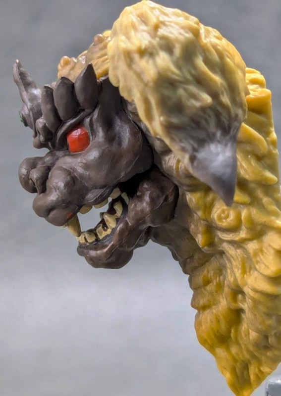 玩栗犬と、一番くじ ゴジラ 大怪獣列伝G モンスターヘッドマグネット