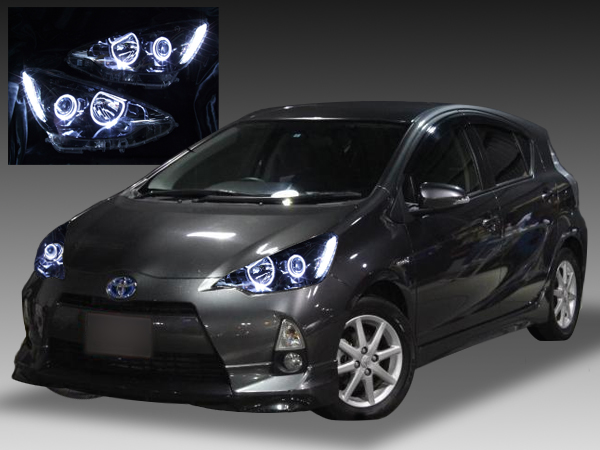 トヨタ NHP10 アクア前期 純正ハロゲン車用 純正ドレスアップヘッド