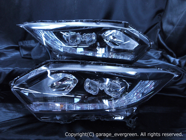 ホンダ RU系 ヴェゼル 純正LEDロービーム車用 純正ドレスアップヘッド
