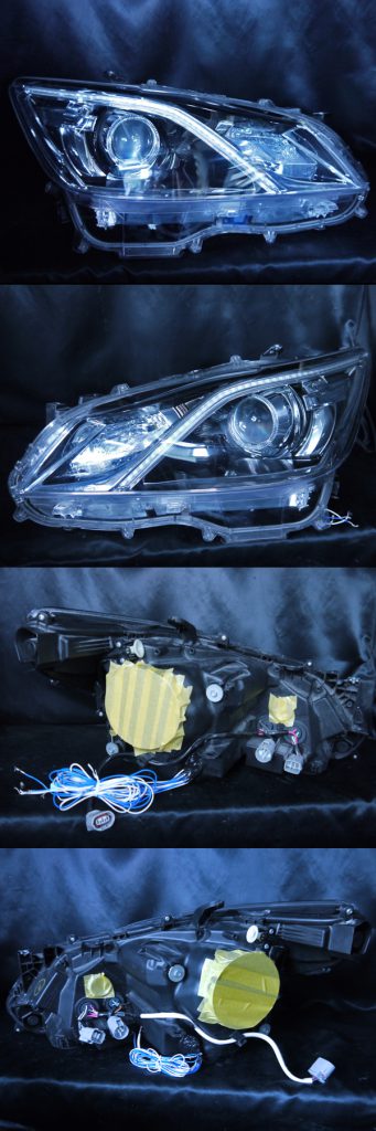 210系クラウン 前期 純正HID車用・AFS有り 純正ドレスアップヘッド