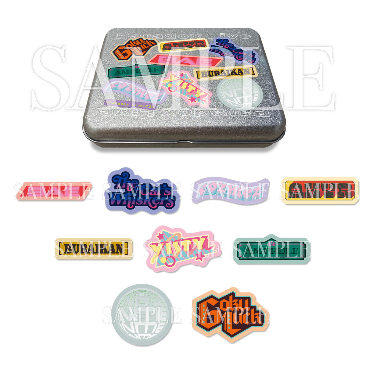 AveMujica 缶バッジ ショートステッカー セット AveMujica 缶バッジ