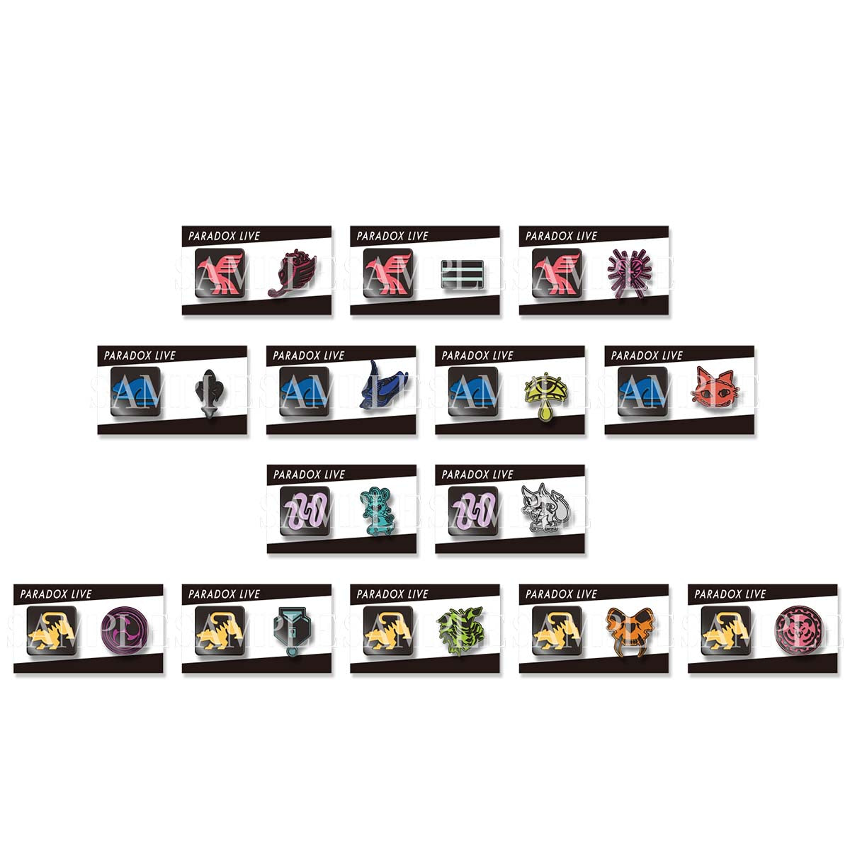 Paradox Live ピンズセット Ver.1 – GCRESTORE ジークレストア