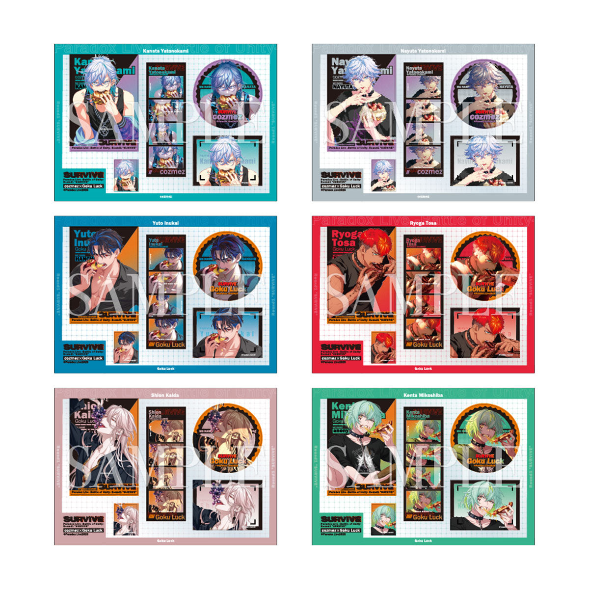 Paradox Live SURVIVE クリアカードシート – GCRESTORE ジークレストア