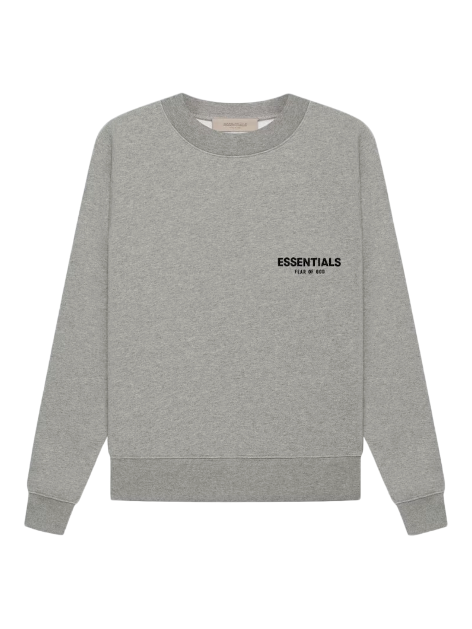 Essentials Fear of God Dark Oatmeal Crewneck Sweatshirt SS22