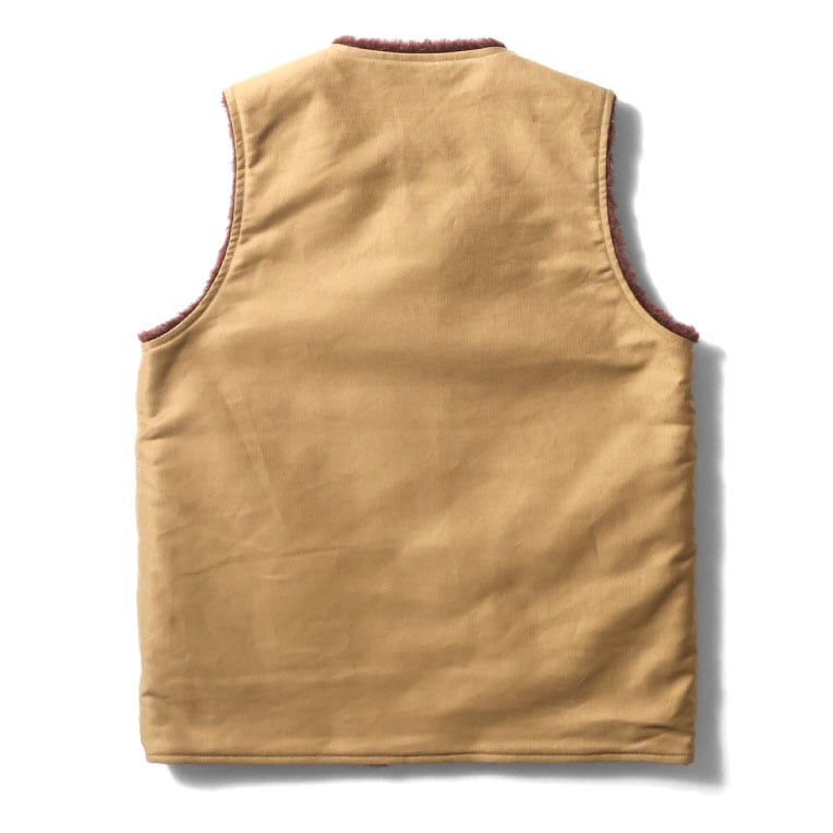 HOUSTON / ヒューストン 51504 REVERSIBLE ALPACA DECK VEST