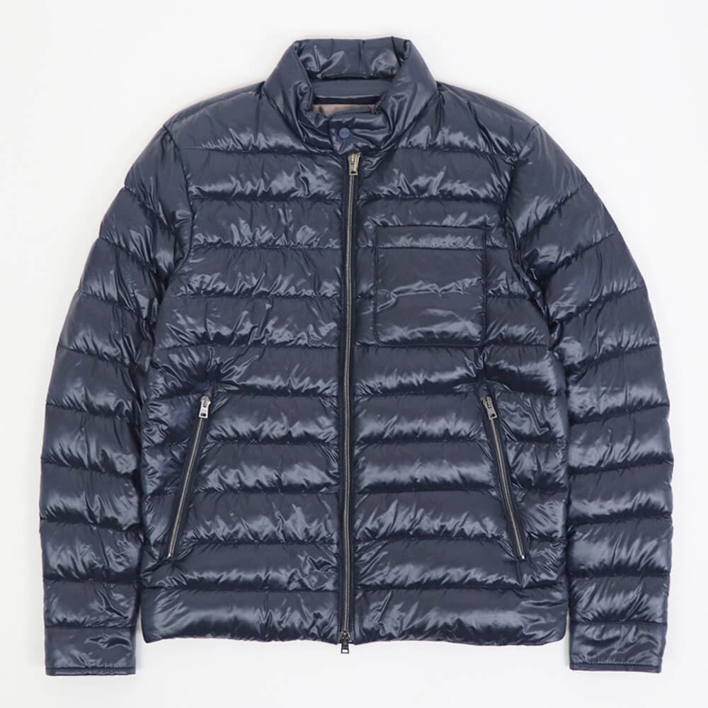 HERNO（ヘルノ）Resort ライダース ナイロン ウルトラライト ダウン