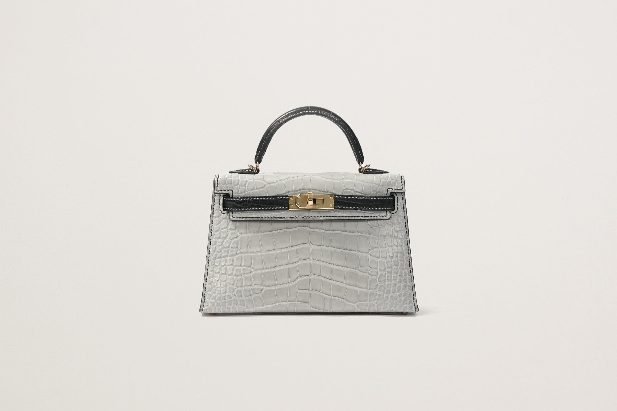 HERMES ミニケリー2 クロコダイル グリペール/黒 – GINZA SATAKE