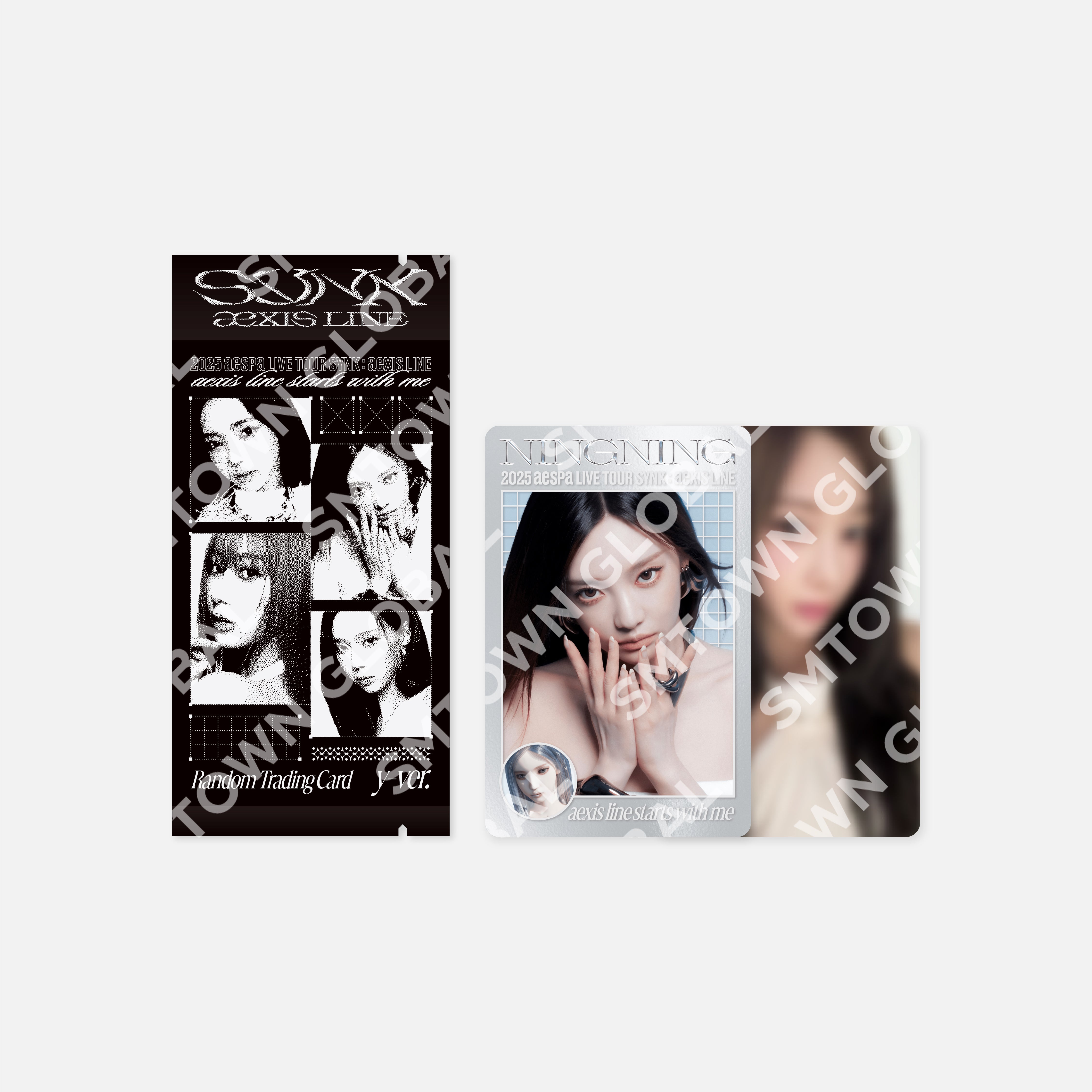 RANDOM TRADING CARD SET [Y ver.] - 2025 aespa LIVE TOUR - SYNK