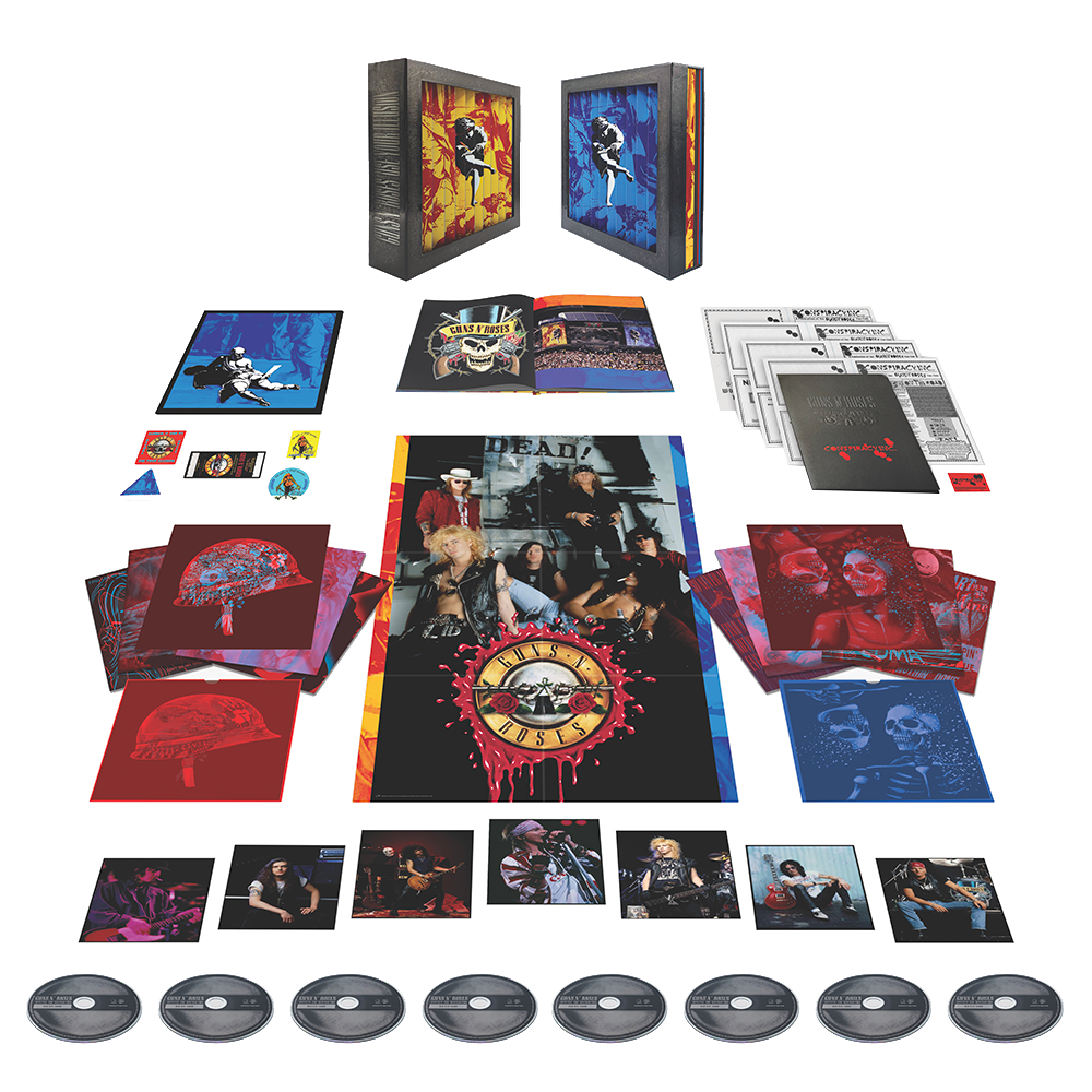 USE YOUR ILLUSION I & II Super Deluxe 7CD + Blu-Ray - Guns N