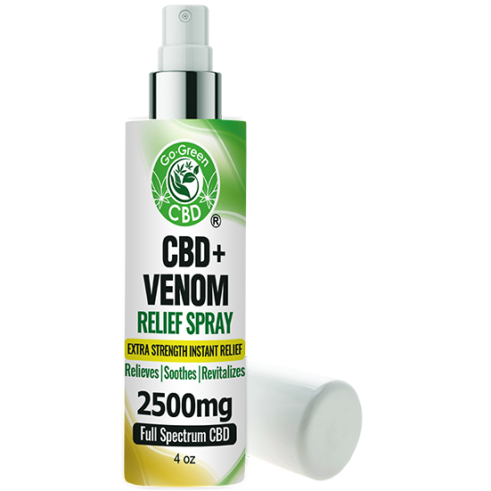 CBD + Venom Spray Relief Spray | Go Green CBD – GoGreen-CBD
