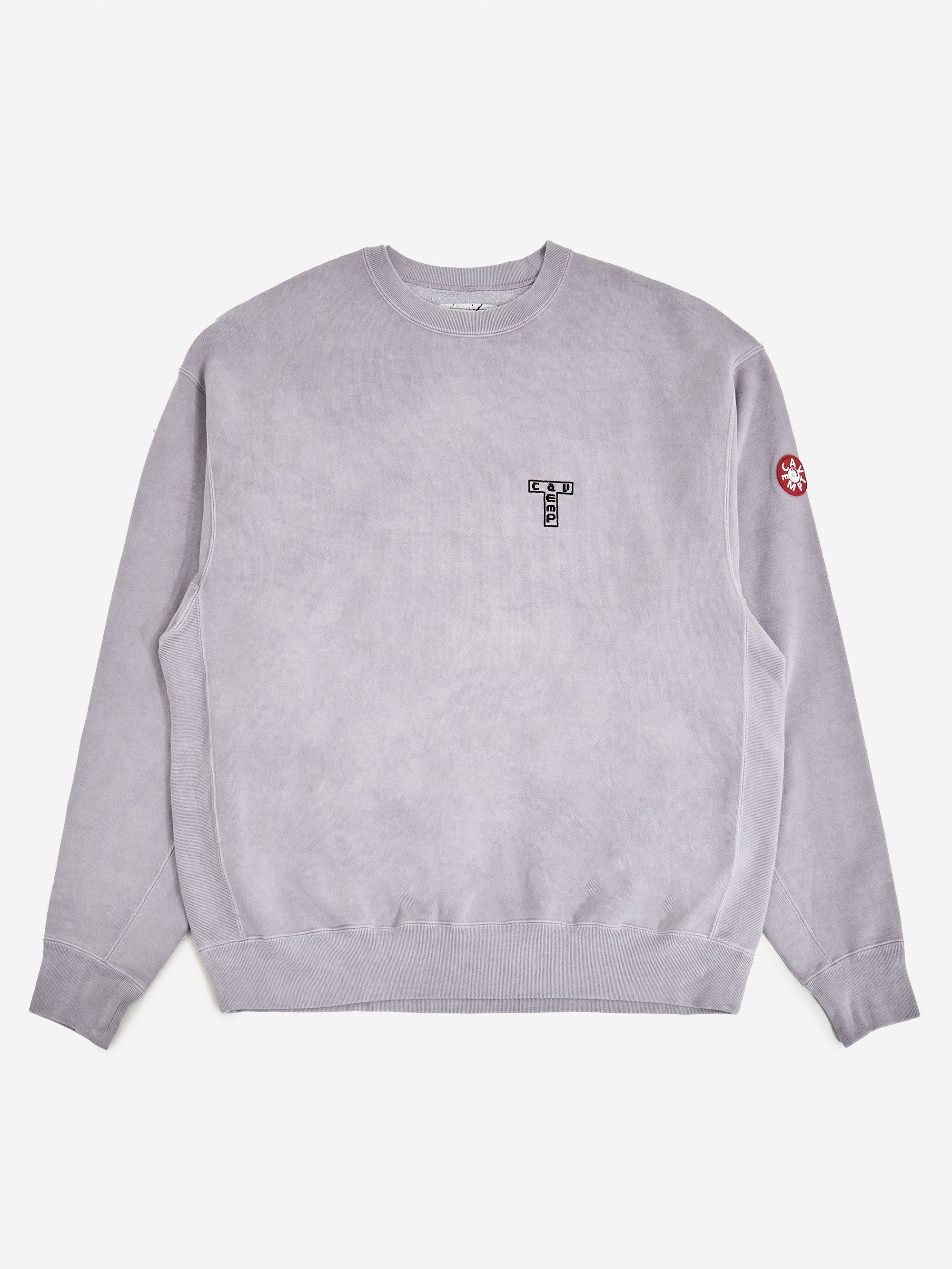 C.E Cav Empt Overdye T Cav Emp Crew Neck - Grey – Goodhood