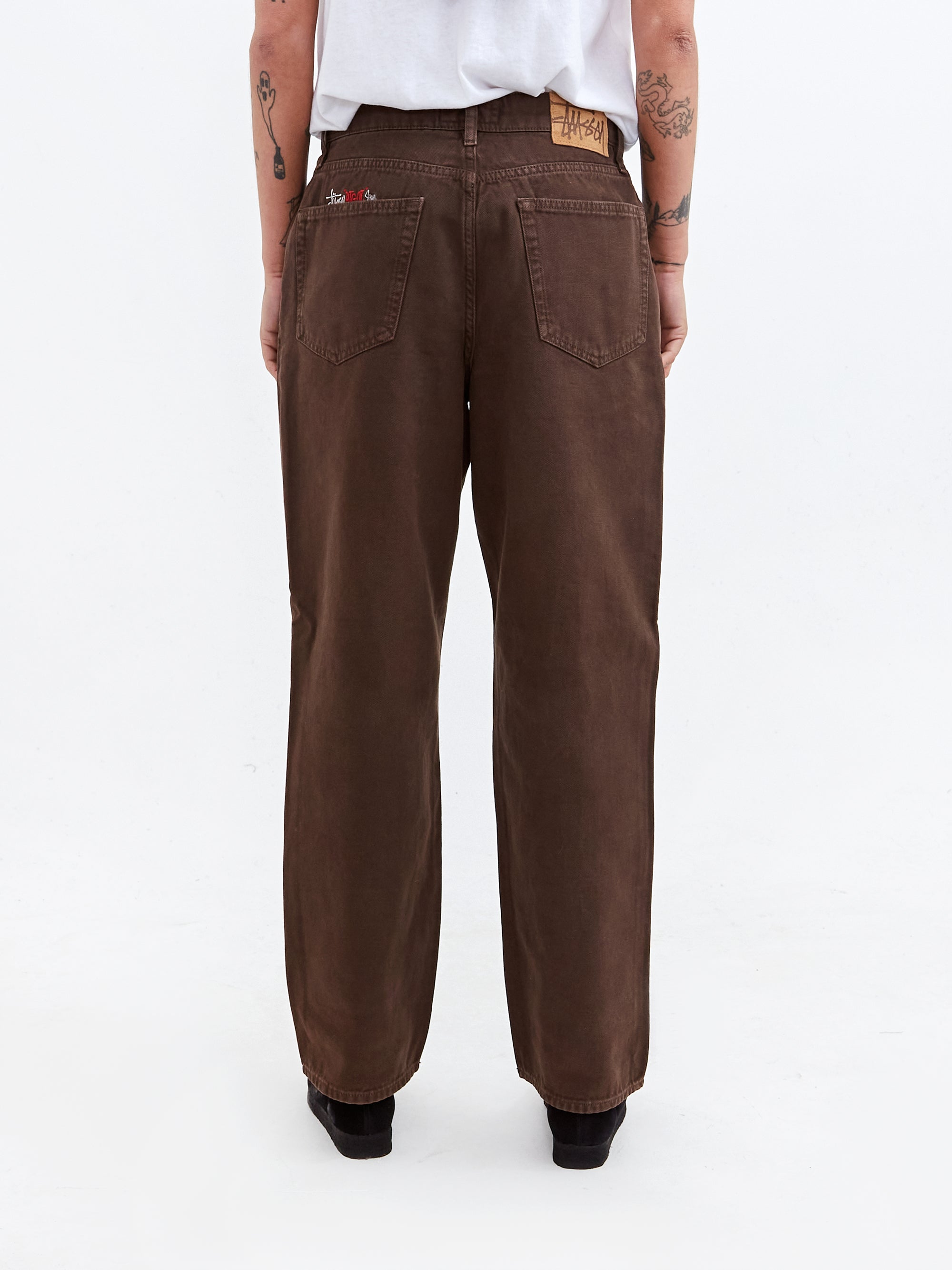 Stüssy Big Ol Jean Washed Canvas W - Brown – Goodhood